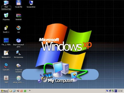 Скачать Windows Live CD XP